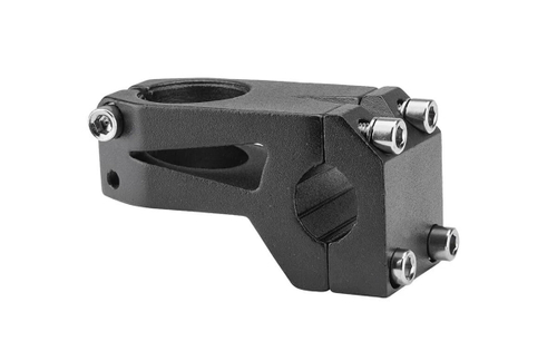 Вынос руля DTS-531 для безрезьбовой рулевой колонки под шток вилки 1-1/8", длина выступа 50 мм, подъем 0 град., для руля диаметром 22,2 мм, алюминиевый, чёрный