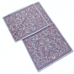 Набор ковриков для ванной комнаты хлопковые ZALEL 60*100+50*60 DESEN 3