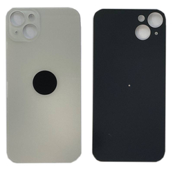 Задняя крышка для Apple iPhone 14 Plus Белый (стекло, широкий вырез под камеру)