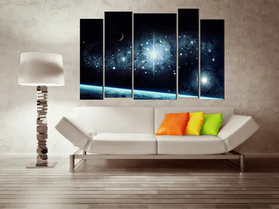 Модульная картина "Звездная галактика