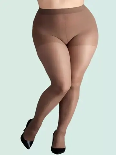 Капроновые Колготки больших размеров 7 с шортиками