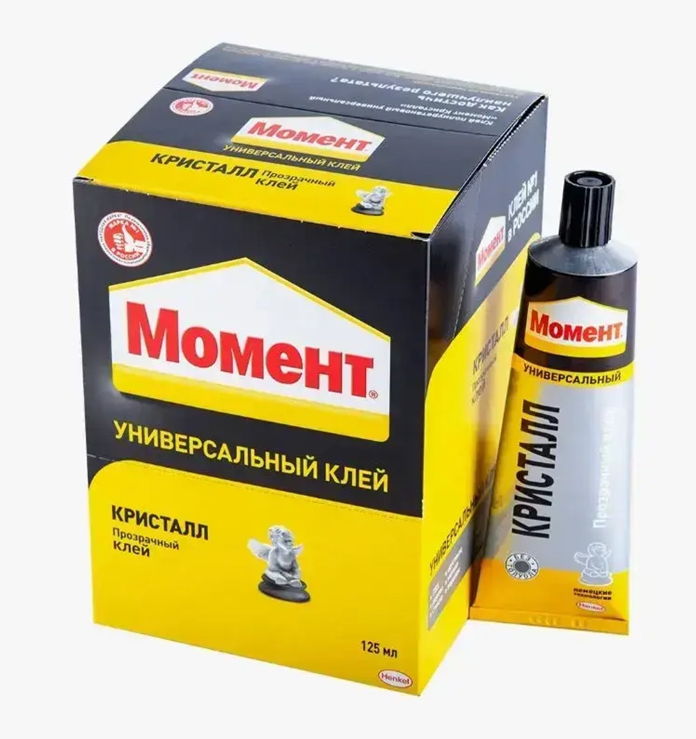 Момент Клей хозяйственный 125 мл 130 г, 1 шт.