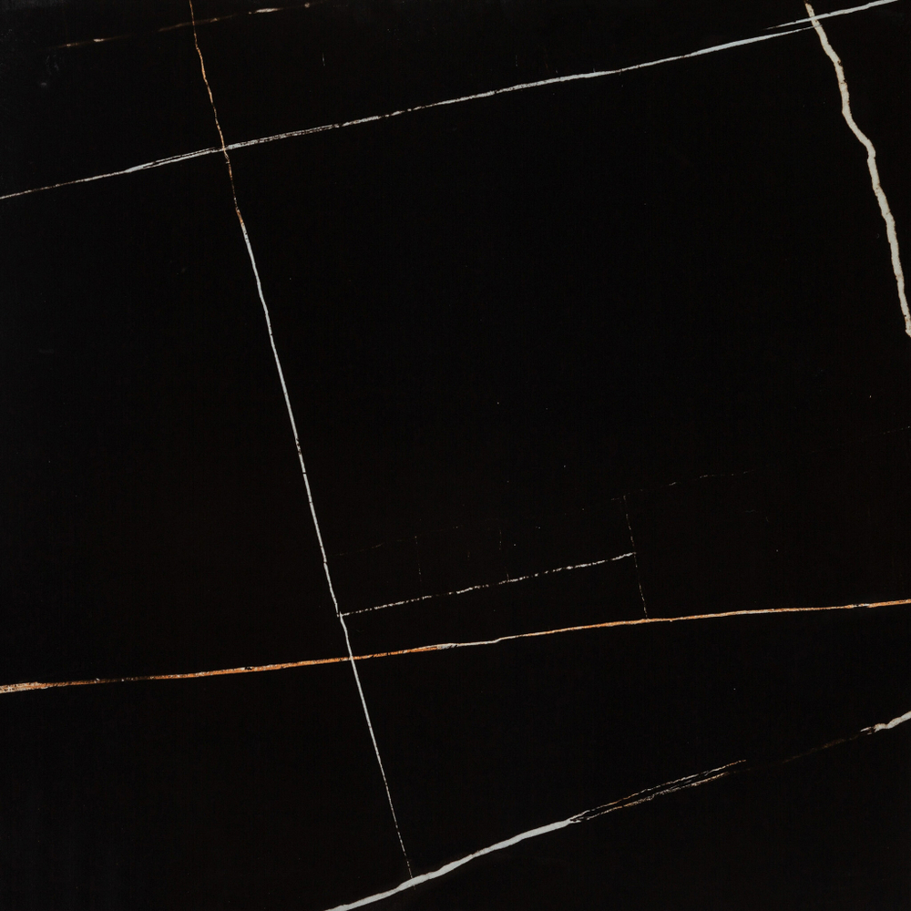 Керамогранит Lavelly Marble Accent черный полированный 600х600х8,2 мм (4 шт.=1,44 кв.м)