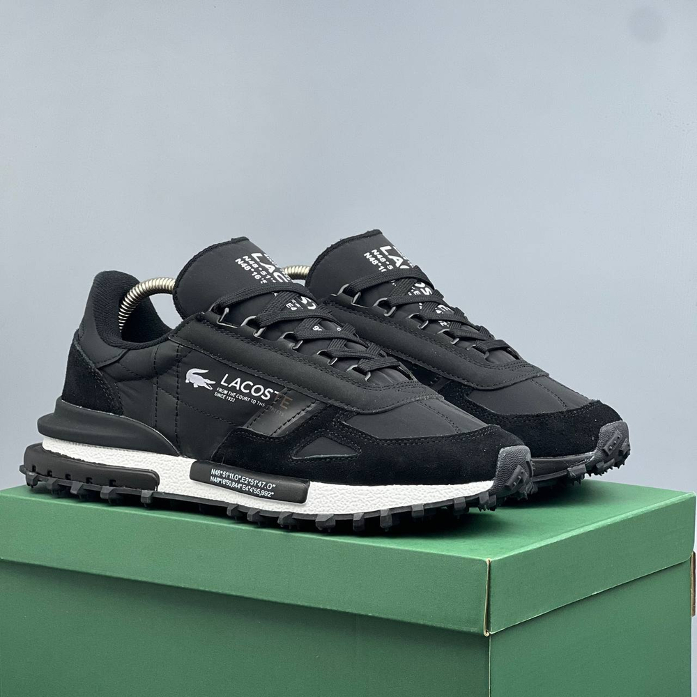 Кроссовки Lacoste elite-active #103 (черн.)