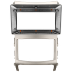 Комплект рамки с разъёмами 9" Hyundai ix55 2008-2013 (серебро) - Car-Smart 9515