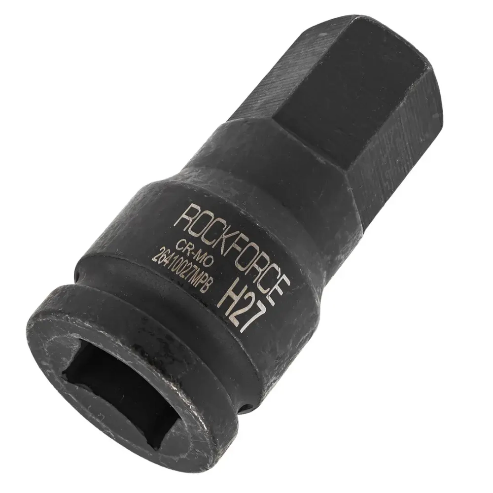 Головка-бита ударная 6-гранная 27мм, 3/4'' RockForce RF-26410027MPB
