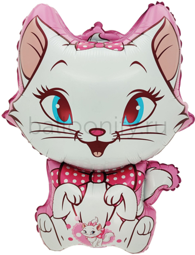 Шар (27''/69 см) Фигура, Кошечка Мари, 1 шт. в уп.