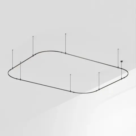 Основание ART-APRIORI-RECTANGLE-SOFT-ROD-800-4500x3500 (BK) (Arlight, IP20 Металл, 3 года) 048542