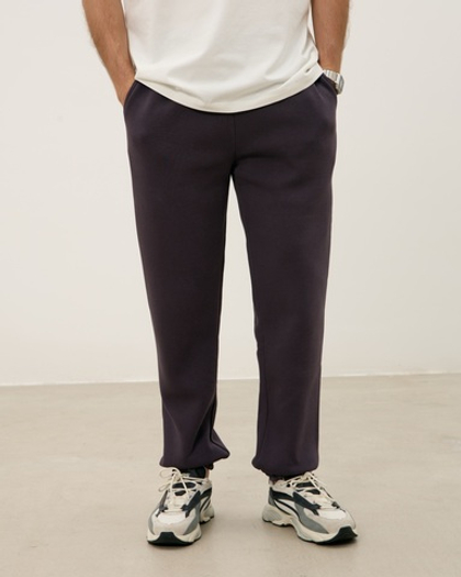 Брюки с начесом MAN, антрацит