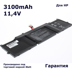 Аккумулятор iBatt 3100mAh для ноутбуков HP HSTNN-UB6O, ME03XL