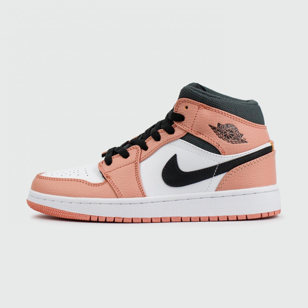 кроссовки Air Jordan 1 Mid Pink Quartz Wmns