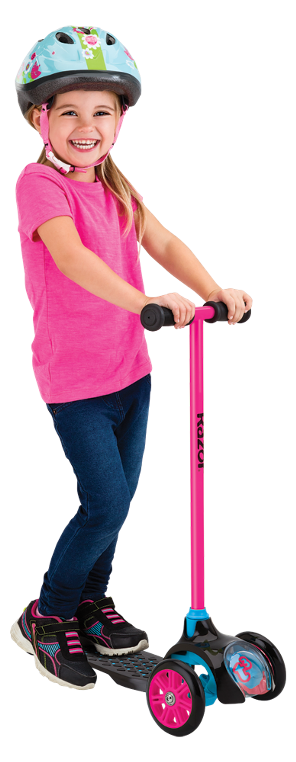 Самокат  Razor Т3 розовый