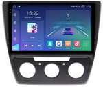 Магнитола для Skoda Yeti 2009-2018 (кондиционер) - Parafar PF994T2LUX1U2K на Android 13, QLED+2K, ТОП процессор, 8Гб+128Гб, CarPlay, 4G SIM-слот