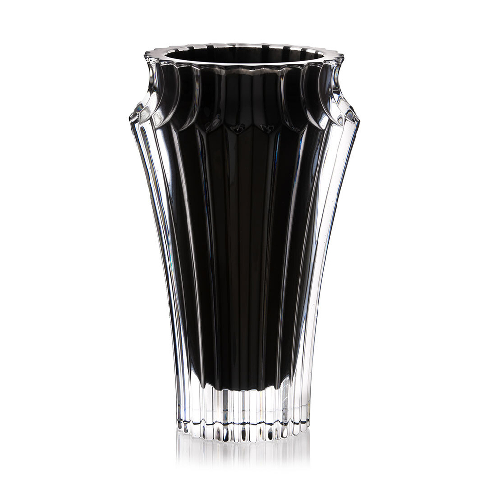 Ваза Rogaska Crown Jewel черная, 25 см