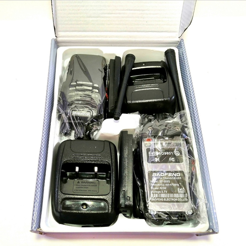 Рация Baofeng BF-888S (2 шт. в комплекте) (0.7кг, 24х18х5.5м)
