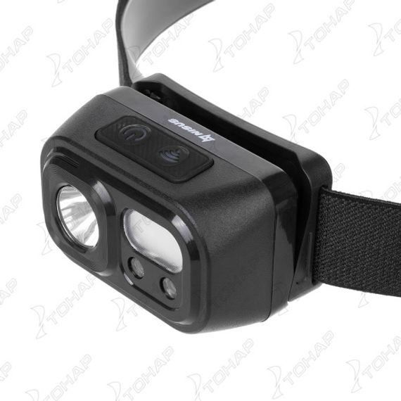 Фонарь налобный сенсорный 200 LM, IP44, USB (N-FN-HL23) NISUS