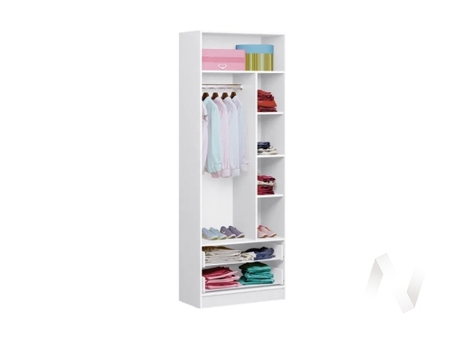 Шкаф Детская Вега NEW Girl (белый/белый глянец холодный)