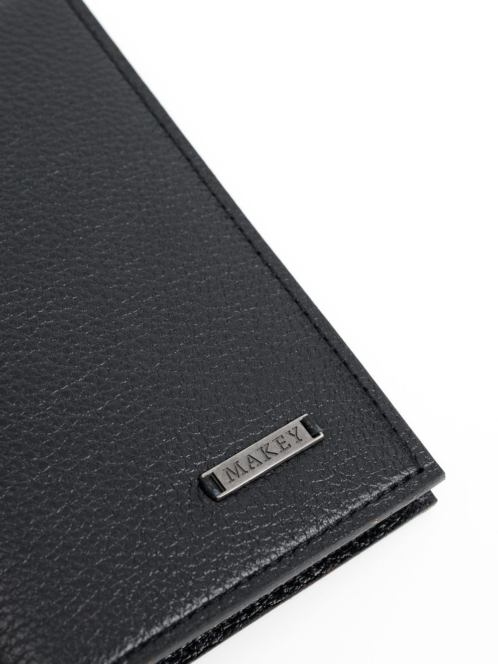 Обложка для паспорта с карманами «Классика». Цвет черный