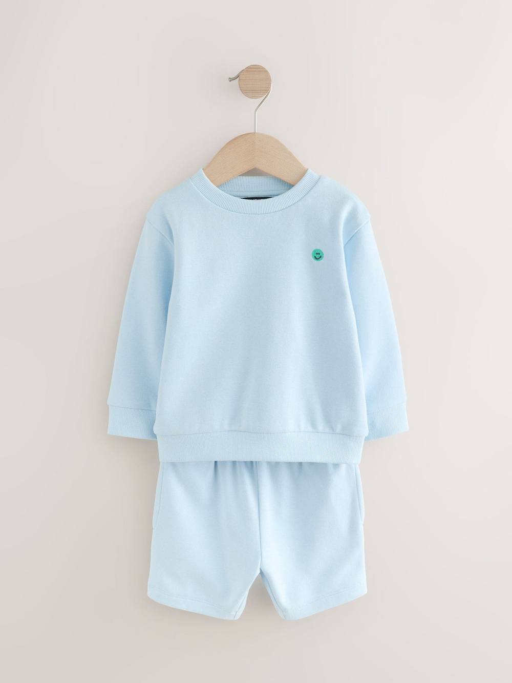 Толстовка и шорты в комплекте для мальчика Next E60-711, Светло-голубой