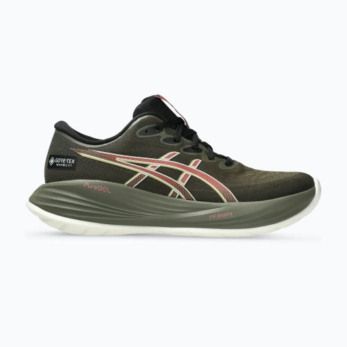 Женские Кроссовки для бега ASICS Gel-Cumulus 27 GTX brown stone/dark pink clay