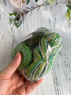 Пряжа носочная Аркобалено радужный микс 111г