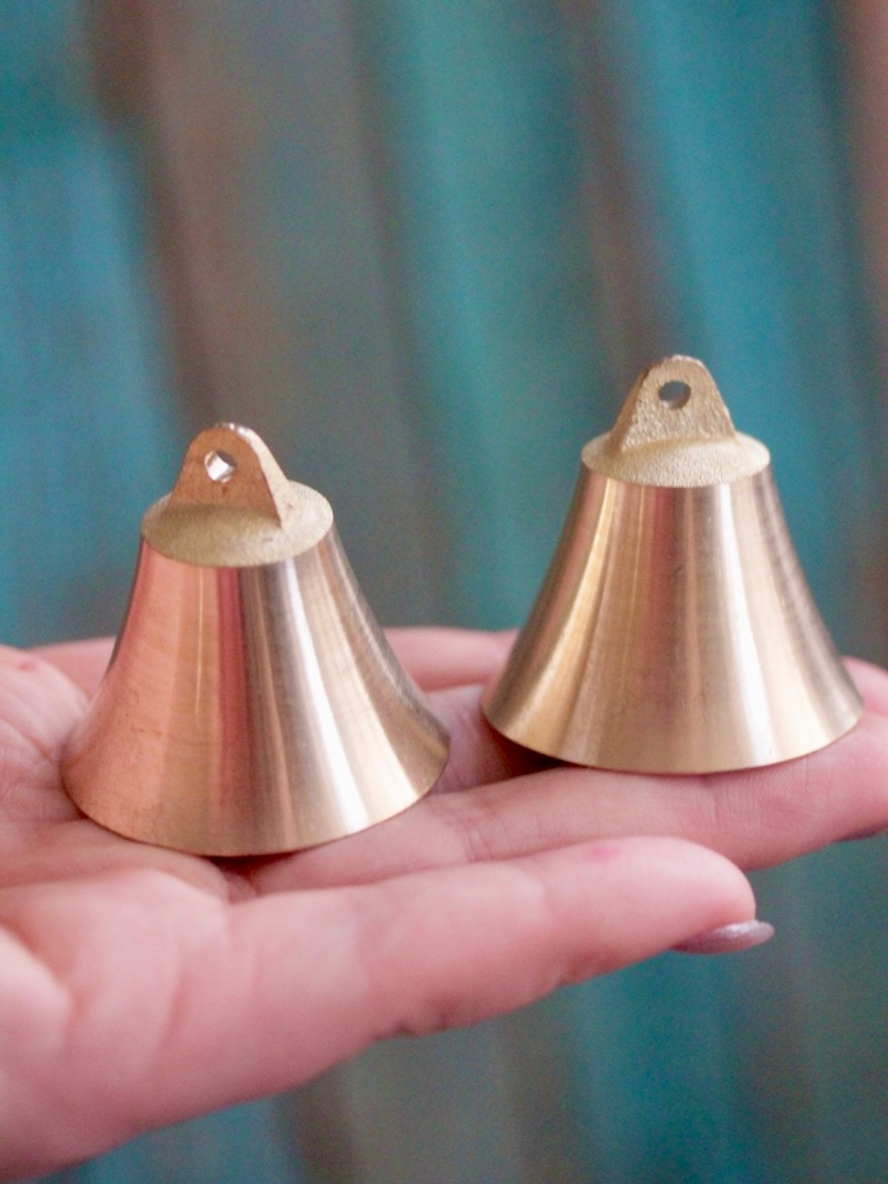 Колокольчик большой латунь 4,8х5 см (2 шт)