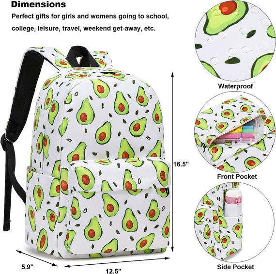 Çanta \ Bag \ Рюкзак Avocado white