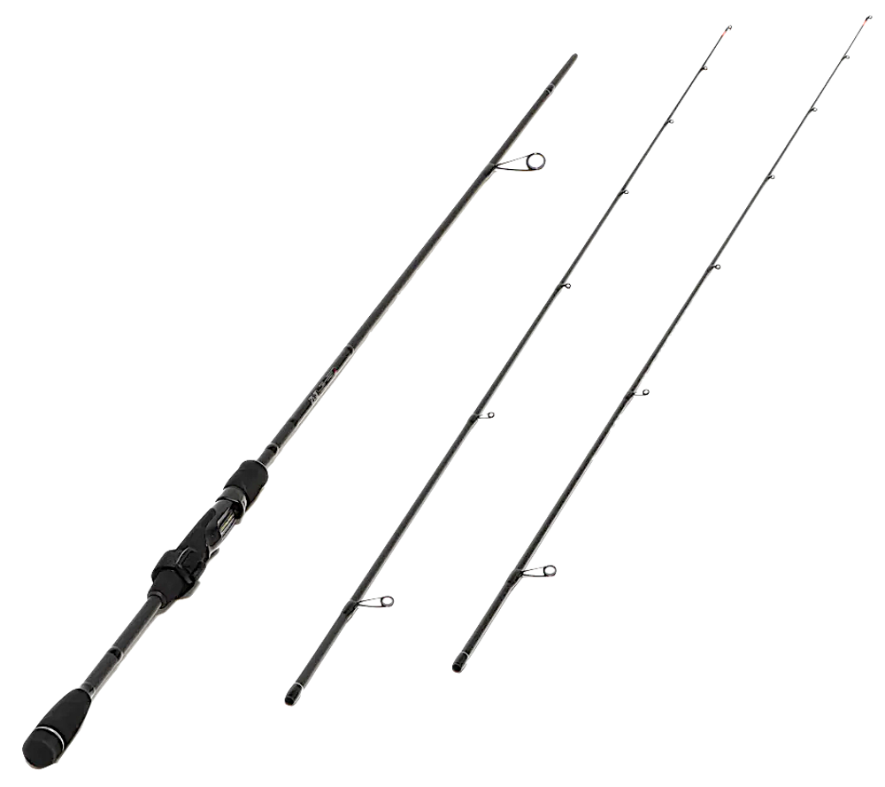 Спиннинг Kaida 841-210 Paladin 2.1м 2верш. 3-15/4-21г 2секц. вес 115г Carbon Колец 7шт  Тр.длина 1.09м Ручка неопрен Extra Fast