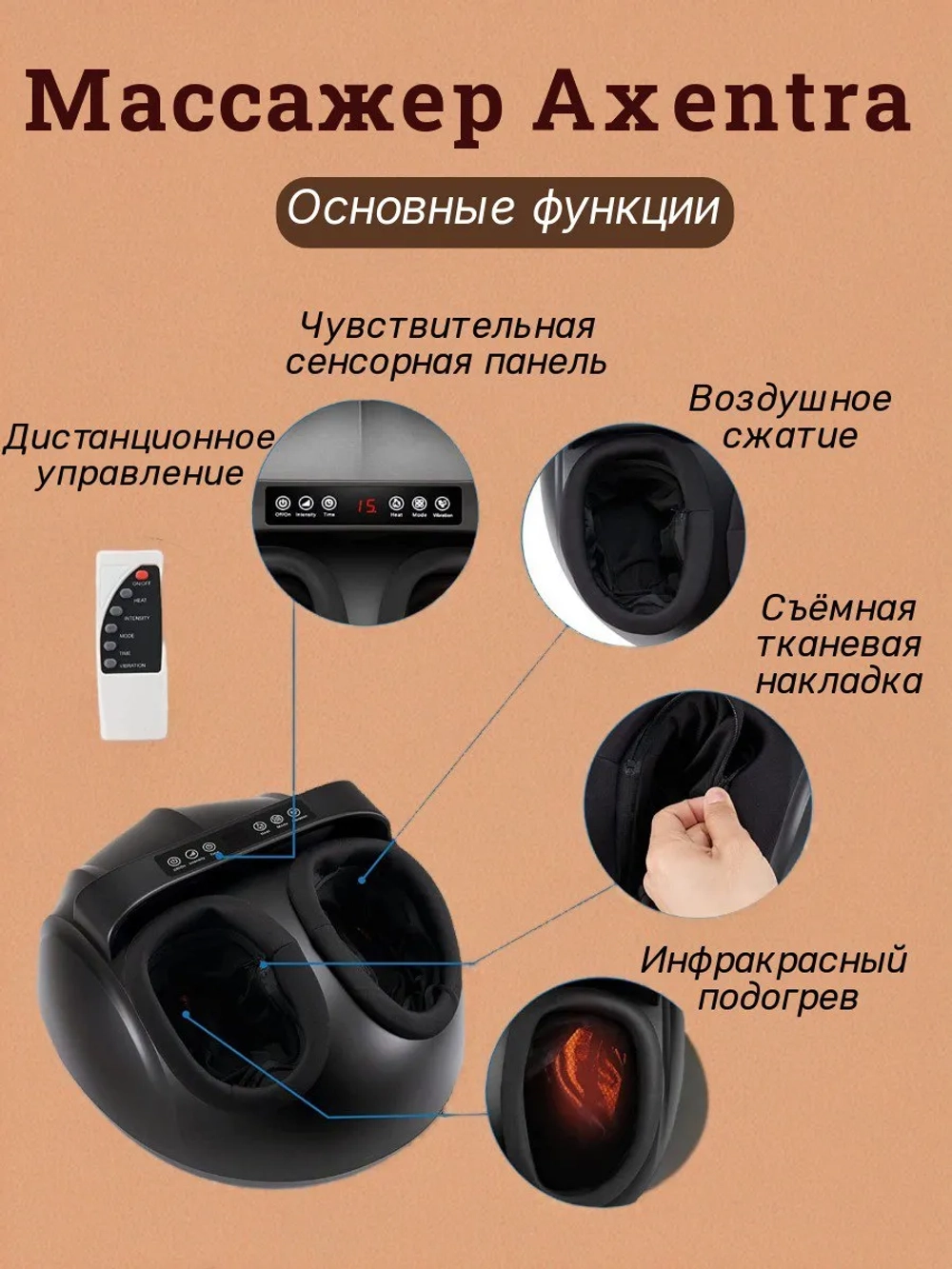 Массажер для ног и ступней электрический на подарок