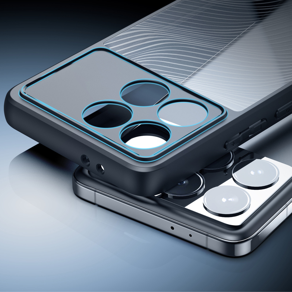 Тонкий чехол с мягкими рамками от Dux Ducis для смартфона Xiaomi Poco F6 Pro, серия Aimo Series Case