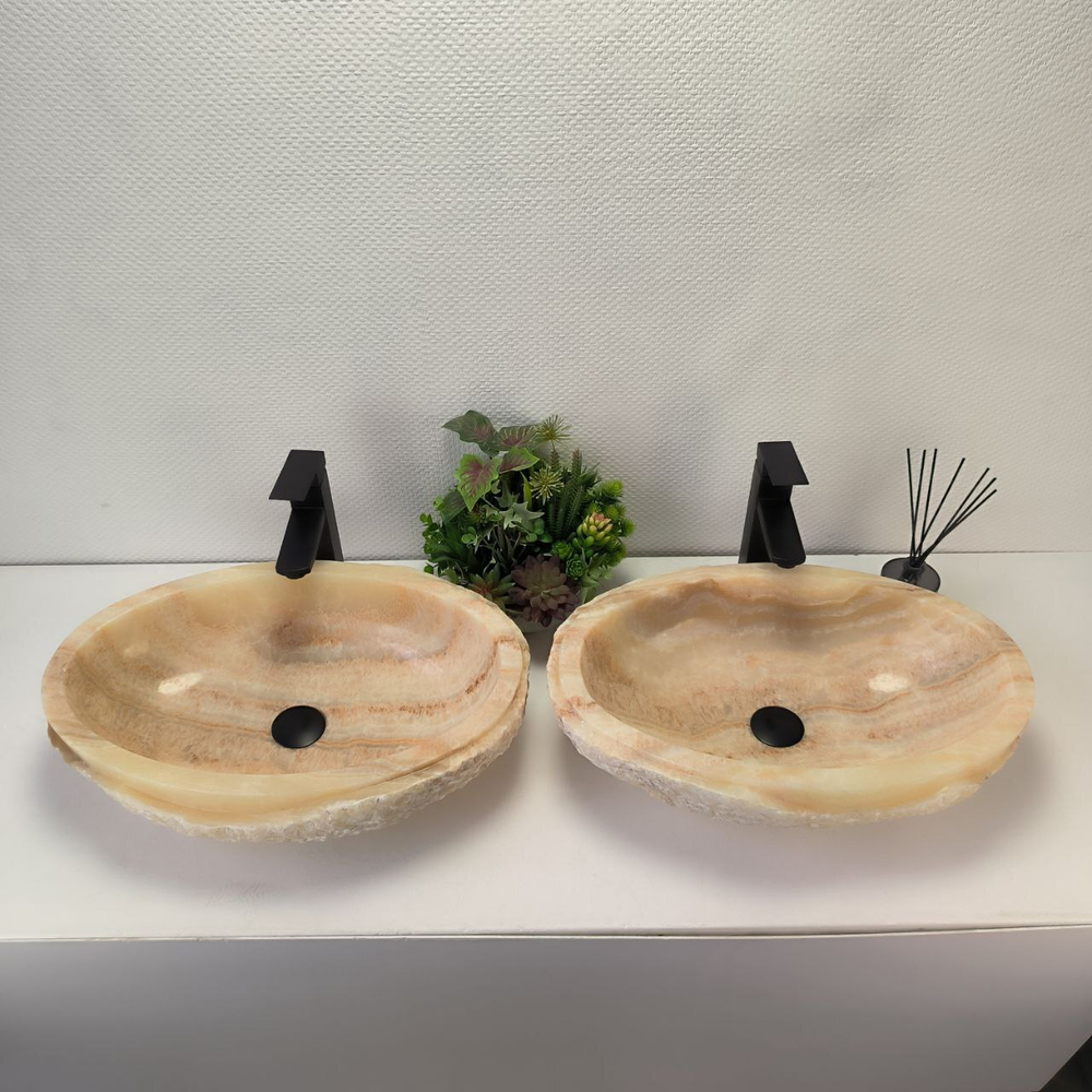 Раковина из оникса ПАРА! Oval Marmo Yellow OO-62705 58*38*15 0102