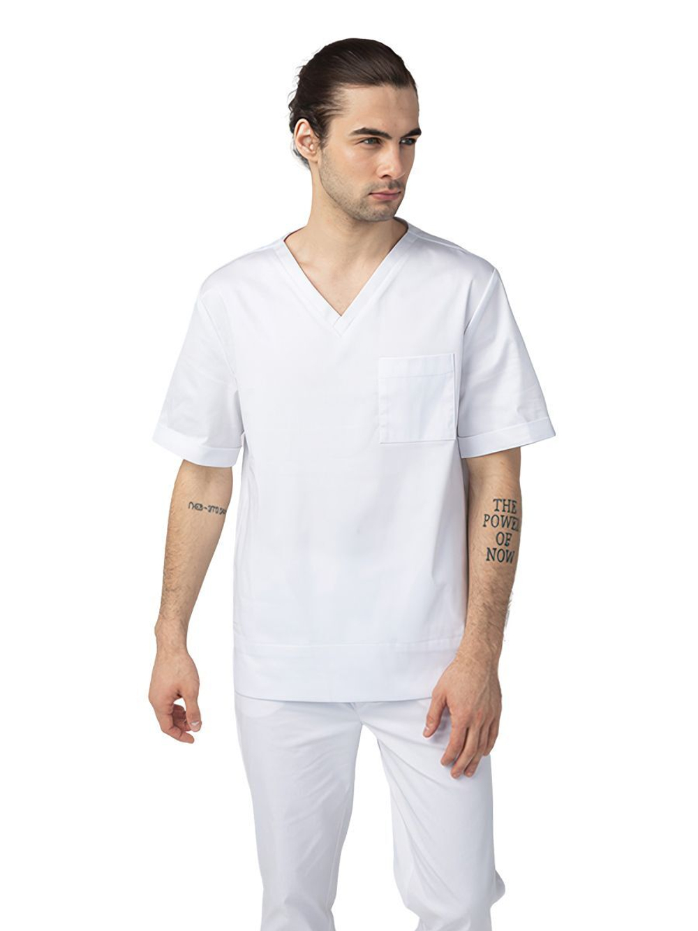 Туника медицинская мужская Dr. Nice, белый, 46