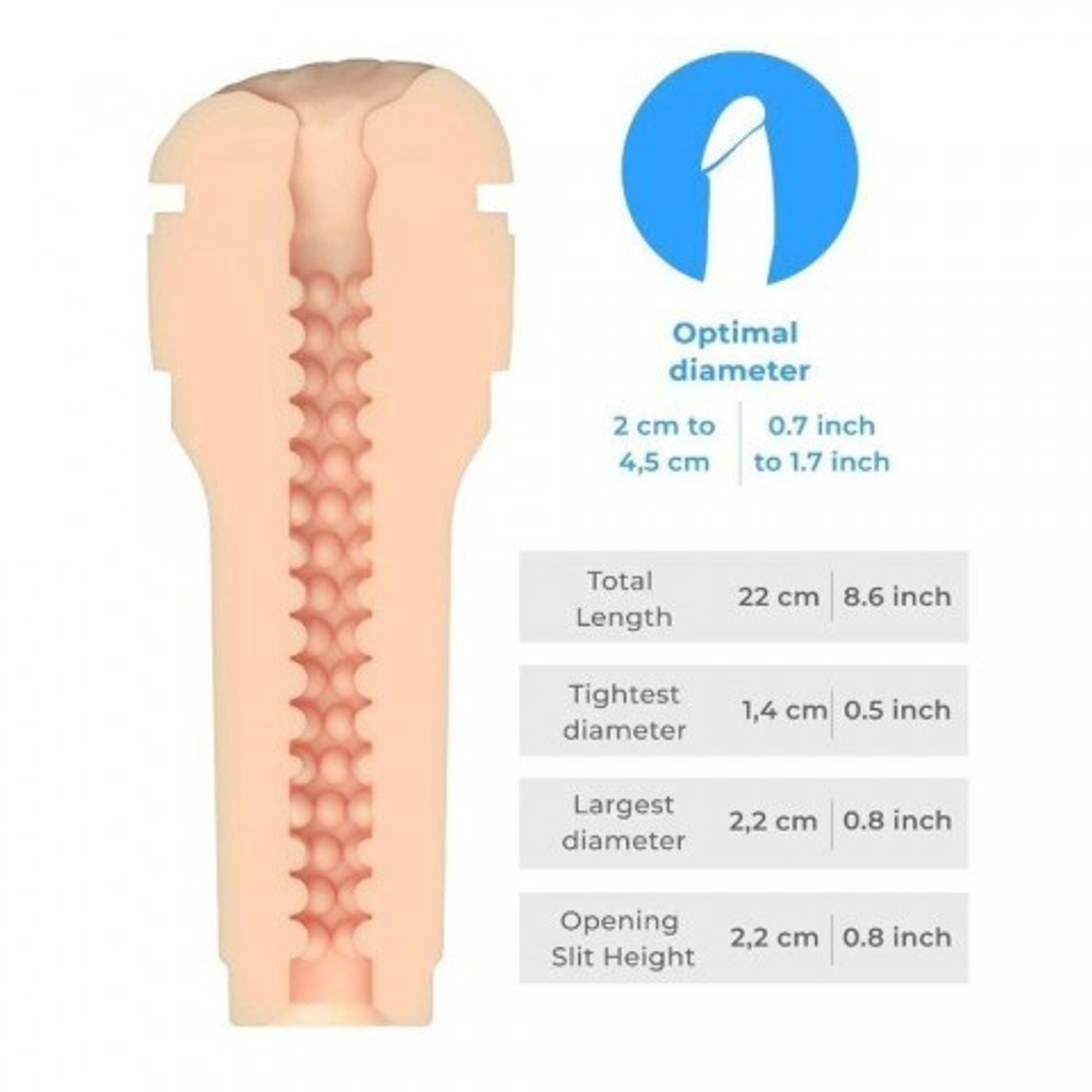 Мастурбатор Feel Stroker от KIIROO вульва (темно-коричневый)