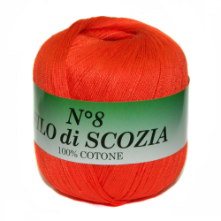 Пряжа Filo Di Scozia №8 50г, 340м, 100%мерсеризованный хлопок (цена за 1 шт)
