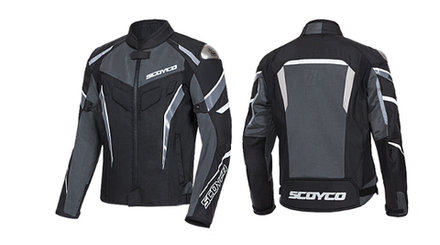 мотокуртка Scoyco JK103 чёрно-серая L