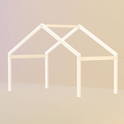 Надстройка к кровати домику Фиона из сосны белая