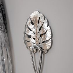 Крючок Monstera Deliciosa (Монстера) Античное серебро