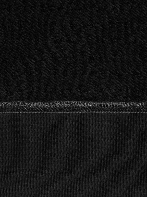 Худи Logo на молнии черный - фото 3