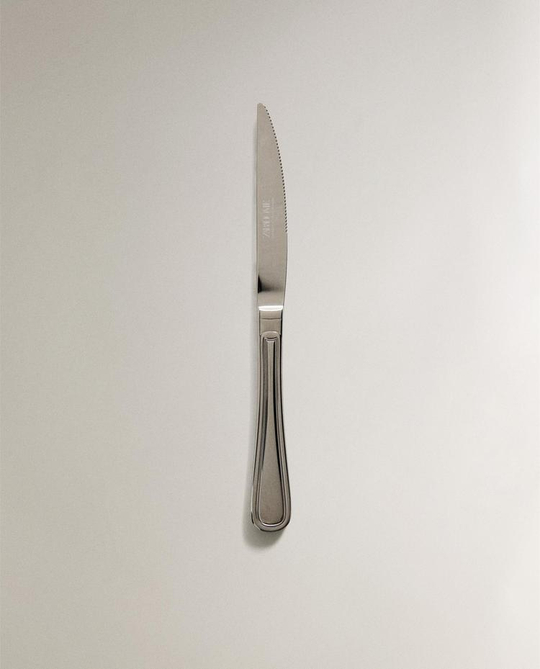 ZARA HOME СТАЛЬНОЙ НОЖ ДЛЯ МЯСА, СТАЛЬНОЙ СЕРЫЙ