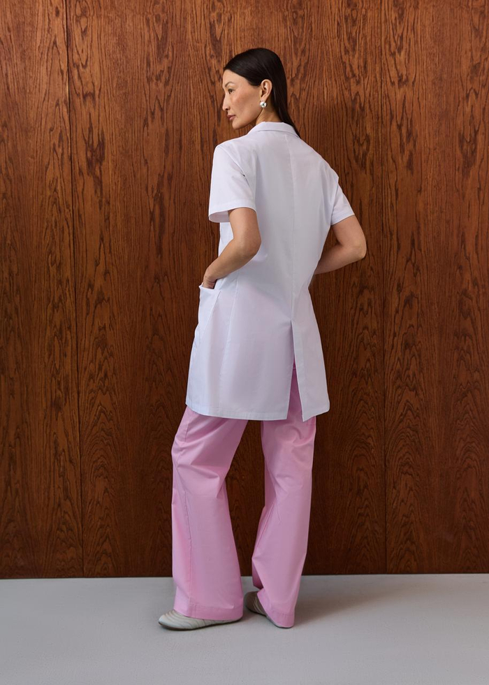 Халат медицинский женский Ред Бейс Ладо, белый хлопок