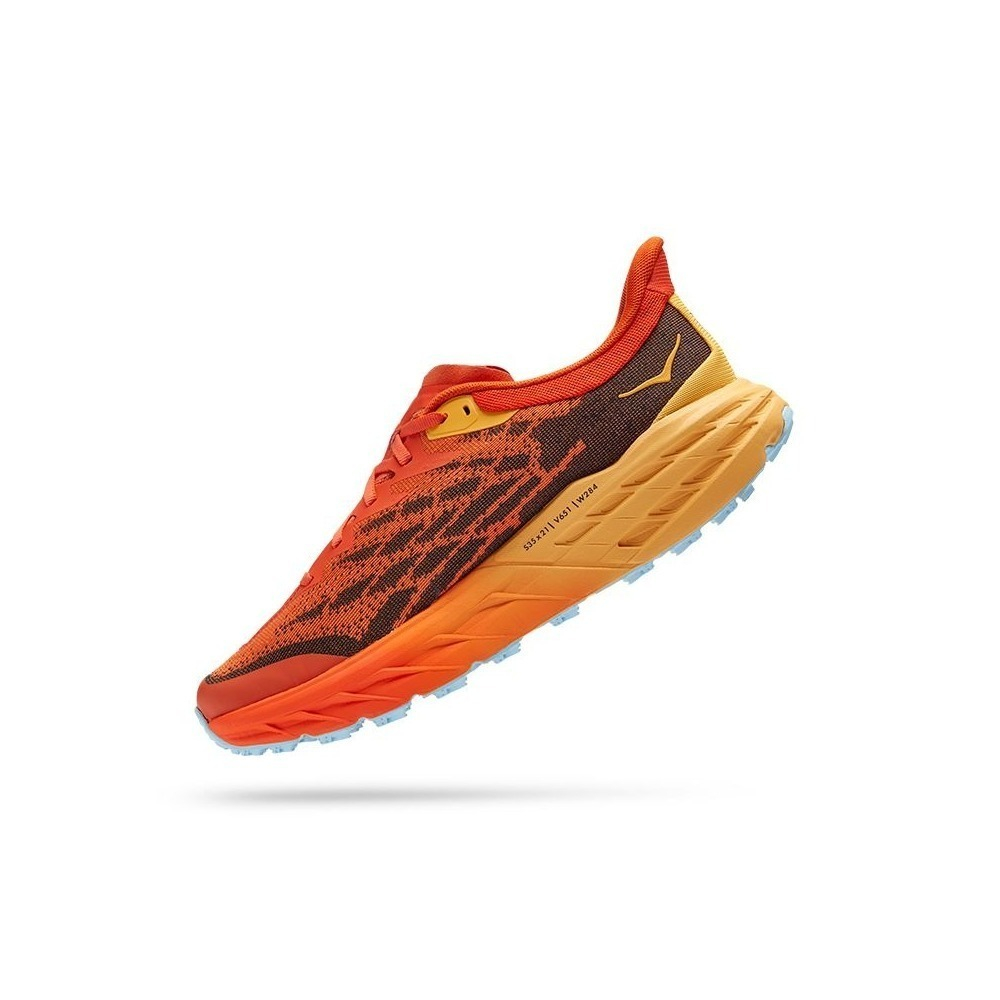 Кроссовки мужские HOKA M SPEEDGOAT 5 WIDE Puffins Bill / Amber Yellow