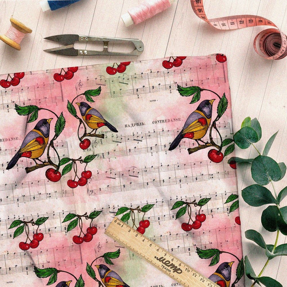 Ткань мембрана птички и кадриль