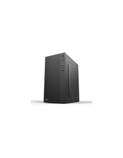 CBR PCC-MATX-MX08-WPSU Корпус mATX Minitower MX08, без БП, 2*USB 2.0, HD Audio+Mic, Black