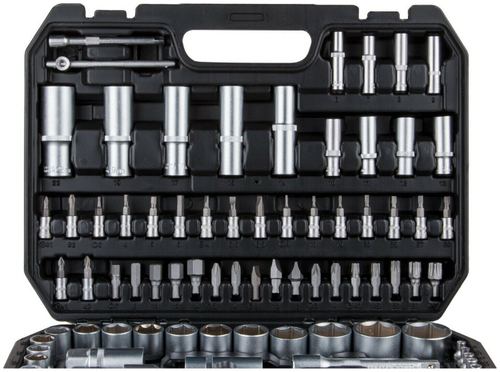 Набор головок и бит 108пр. Волат (1/4", 1/2", 6 граней) (18520-108)