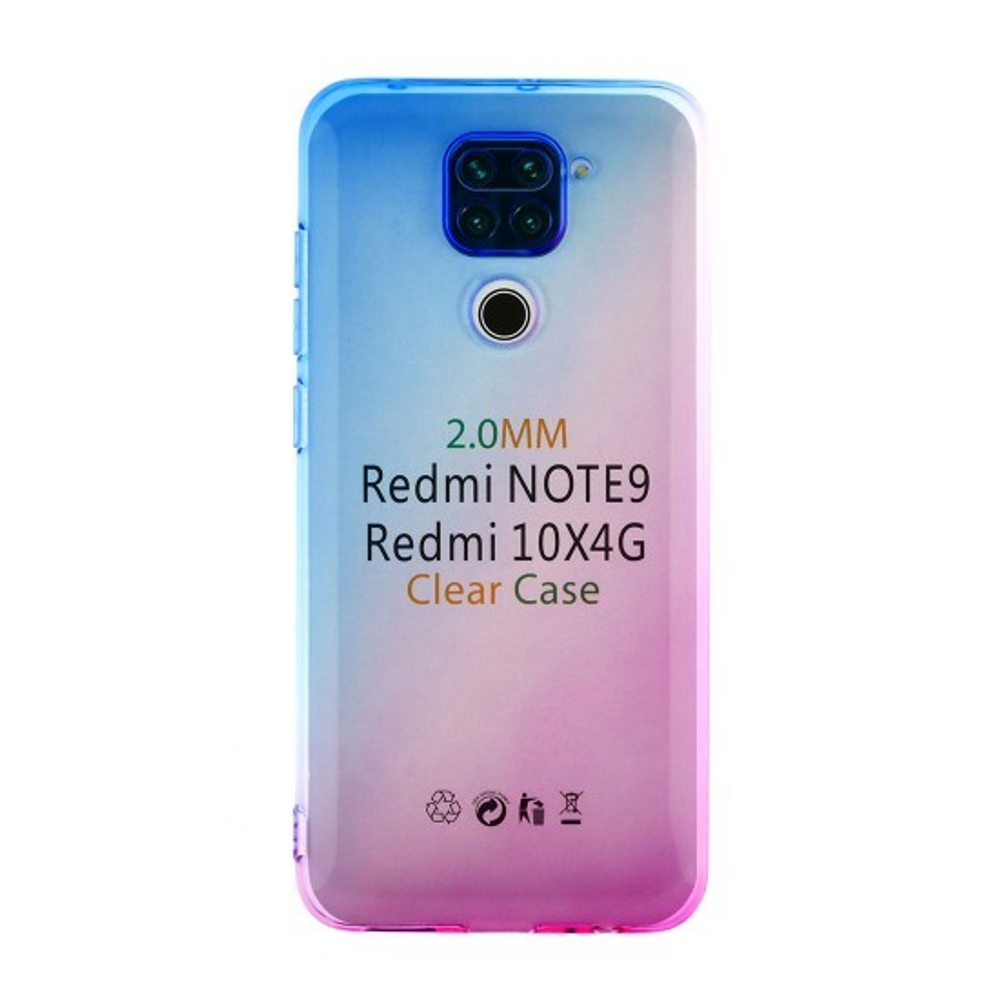 Чехол для Xiaomi Redmi Note 9 Градиент, ТПУ, 012964