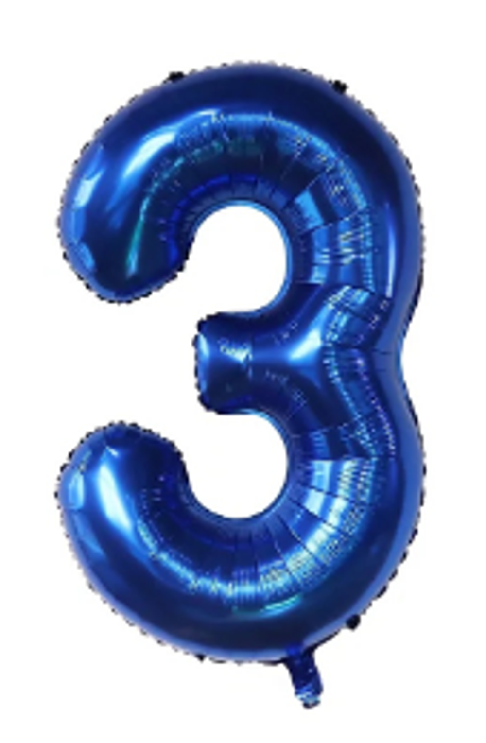 К Цифра 3 Темно синий 100 см.
