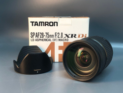 Tamron 28-75mm 2.8 Pentax, на линзе присутствуют царапины