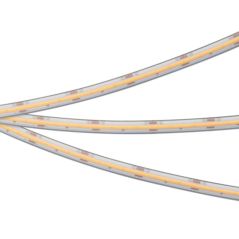 Светодиодная лента герметичная COB-PS-X420-12mm 24V Warm3000 (4.8 W/m, IP67, 15m) (Arlight, 5 лет) 049055