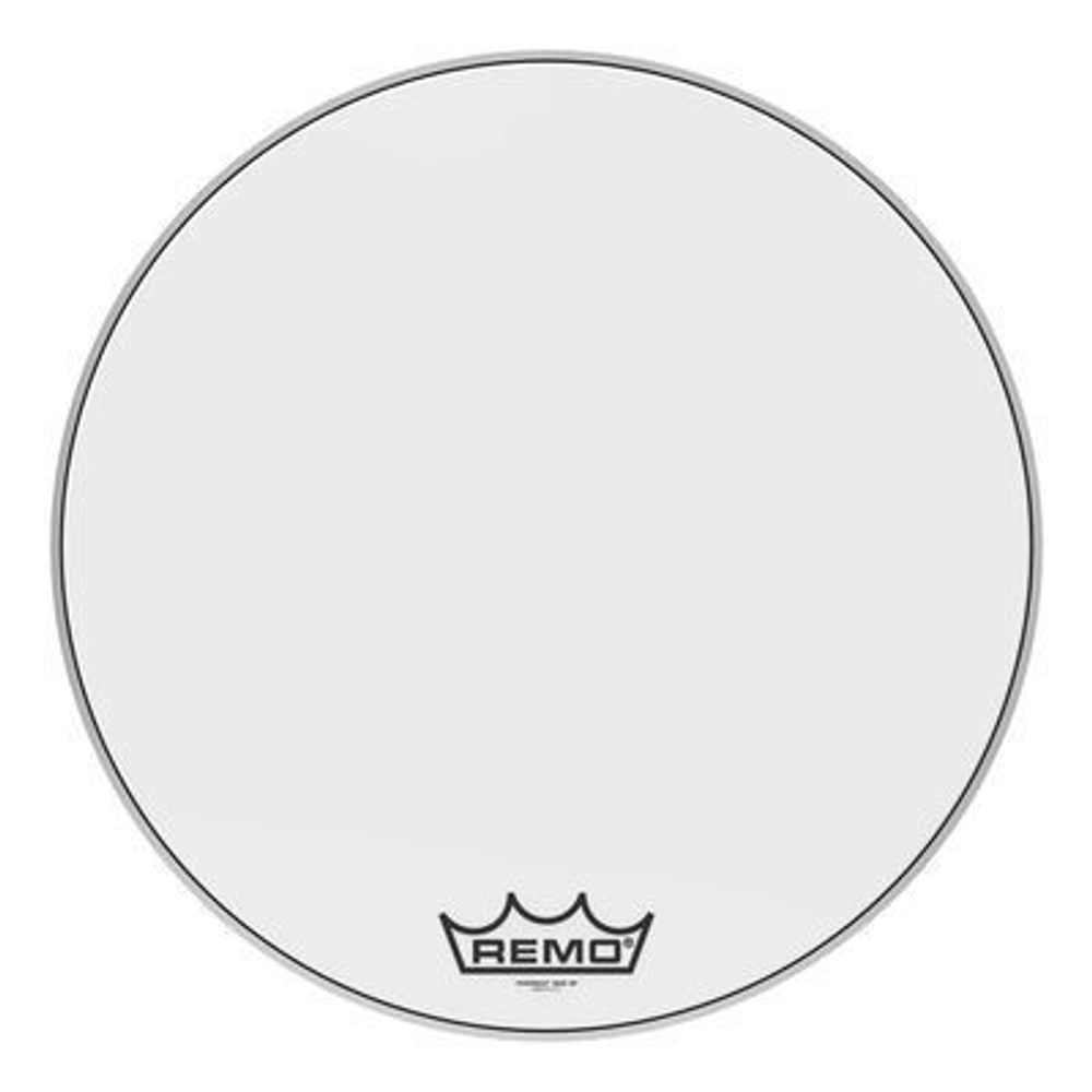 26" Powermax® Пластик Для Маршевого Бас Барабана, Белый, Демпфированный, С Усил. Центр Remo Pm-1026-Mp
