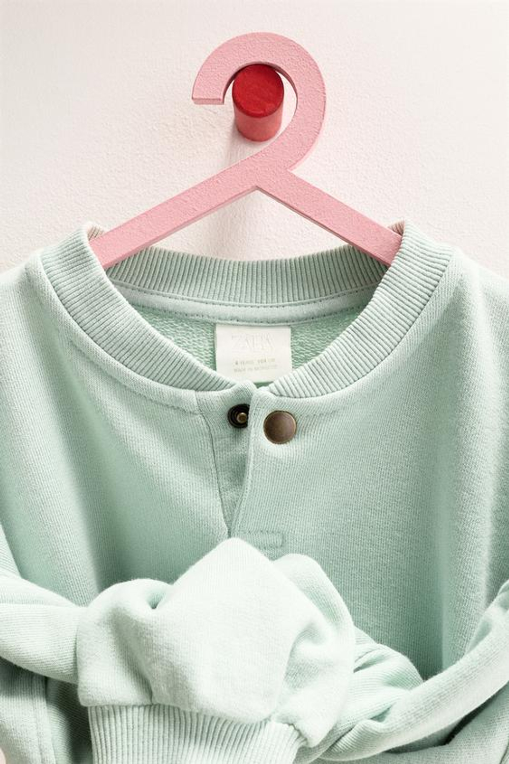 ZARA TIMELESS - ОДНОТОННАЯ ТОЛСТОВКА, СЕРО-СИНИЙ